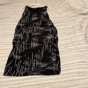 Black and ivory maternity dress, size large